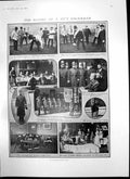 Antique Old Print Making City Policeman Mr Moore House Commons Tenants 1907