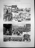 Old Print Jubilee Celebrations Winchester Prince Wales Henley Regatta1887 19th
