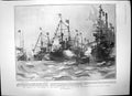 Old Antique Print Royal Yacht Portsmouth Launch Enchantress Belfast 1903 20th
