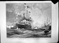 Antique Print President Loubet Visit London Cruiser Guichen Hyde Park 1903 20th