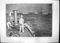 Old Antique Print X Fleet Navy New Pope Large Fish Exhibited Boston 1903 20th