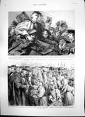 Antique Print Trinity College Dublin Wreck Ss Chicago Lord Southampton 1892