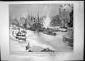 Antique Print Inauguration Thames Steamboat Service Cricketclub Windsor1905