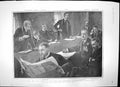Antique Old Print Irish Land Conference Meeting Theatricals Below Stairs 1903