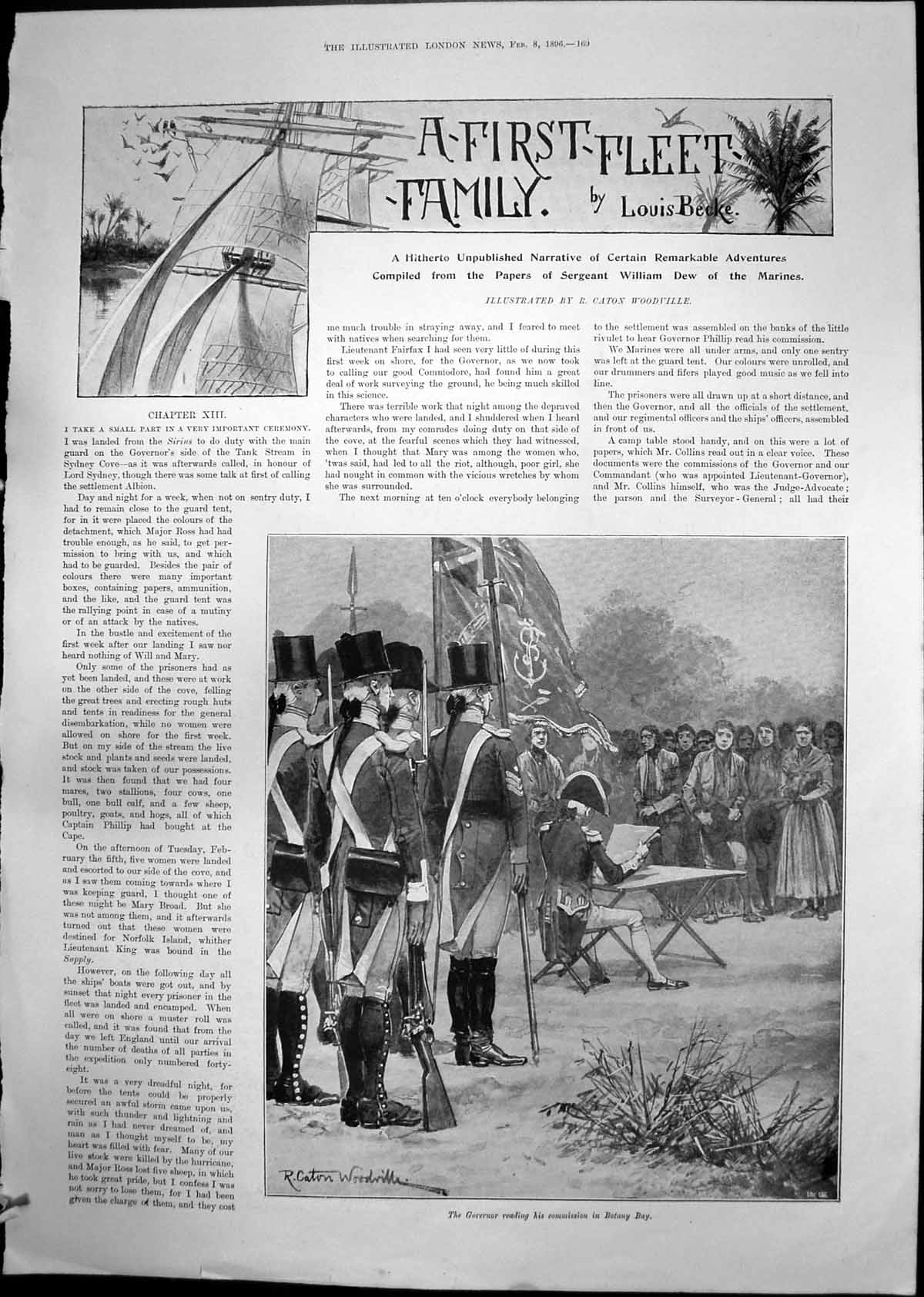 Old First Family Fleet Governor Reading Commission Not Criminals 1896 Victorian