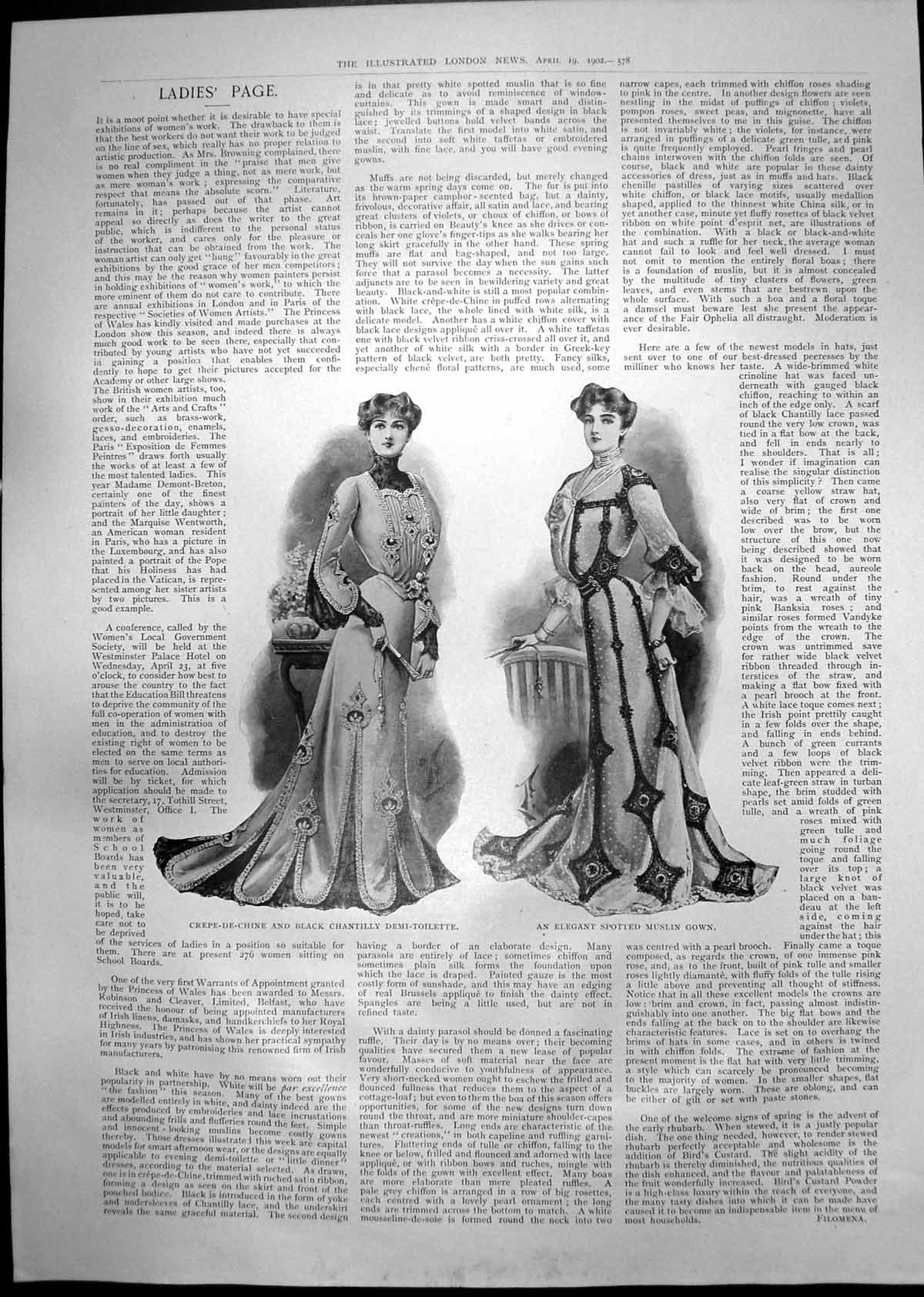 Old Ladies Dresses James Hargreaves Works Electrolytic Alkali Co 1902 20th