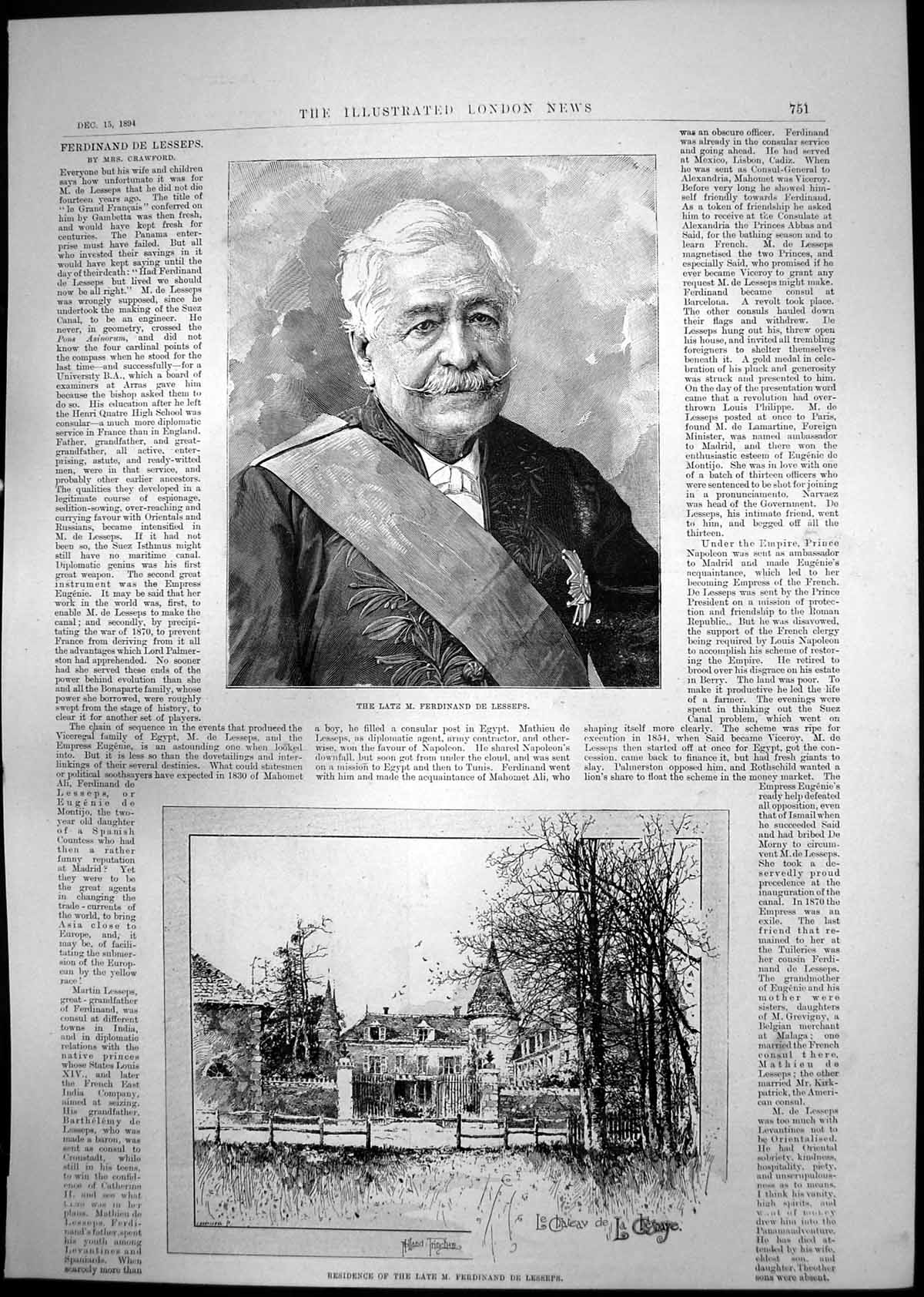 Old M Ferdinand De Lesseps June Haynes Williams Ready Fray Kilburne