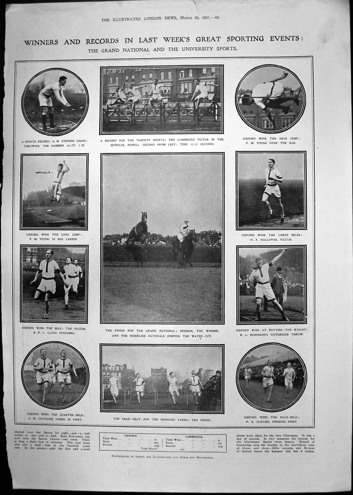 Old Grand National University Sports Prince Eitel Fritz Order St John 20th