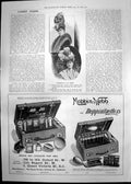 Old Print Mappin Webb Cases Sideboards Warings Carron Cooking Ranges 1906 20th