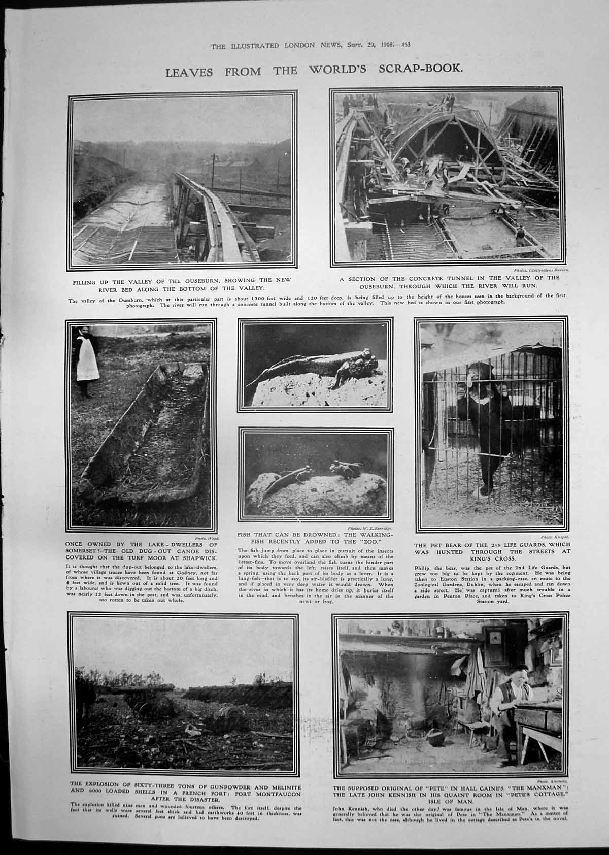 Old River Valley Ouseburn Explosion Fort Montfaucon Typhoon China1906 20th