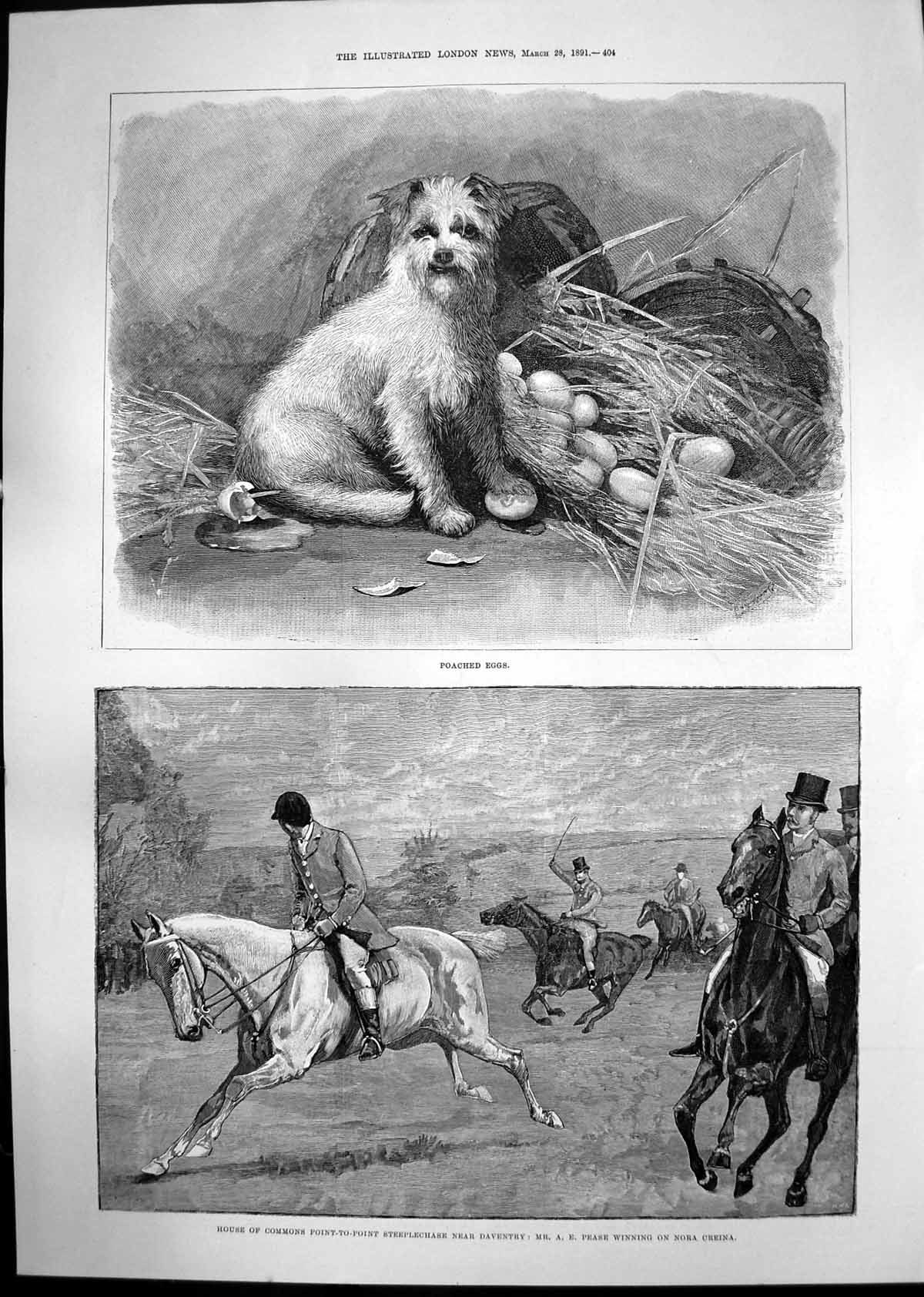 Old Poached Eggs Steeplechase Daventry Utopia Sunk Bay Gibraltar 1891 Victorian