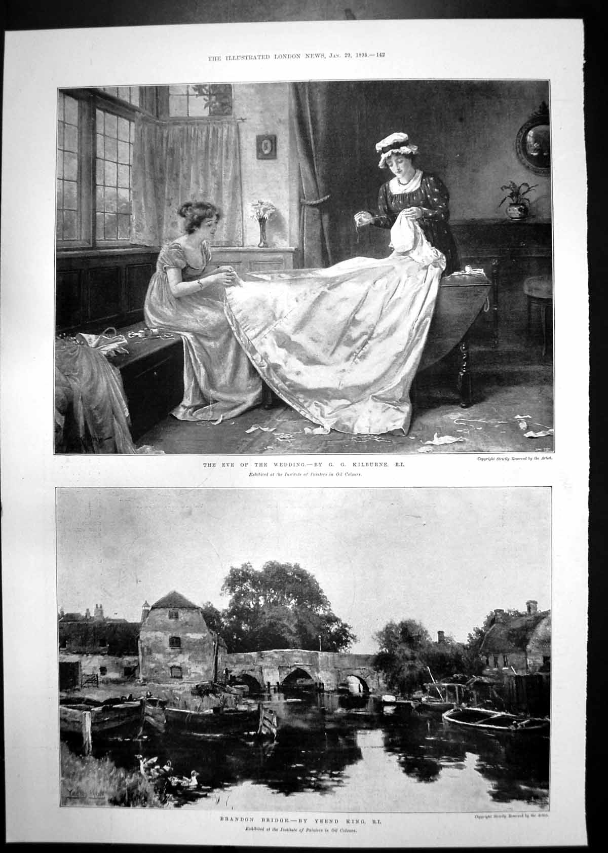 Old Eve Wedding G Kilburne Brandon Bridge Y King John Laird C Smith