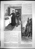 Old Augusta Street Lived Lifting Sheet Little Jeannies Coffin Grave