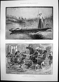 Old Waiting Reapers Fire Engine Siberian Town God Loosened Tongue 189 Victorian