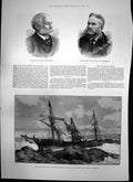Old Wreck Bay Panama Falmouth Gale Joseph Bazalgette Gen Barter 1891 Victorian