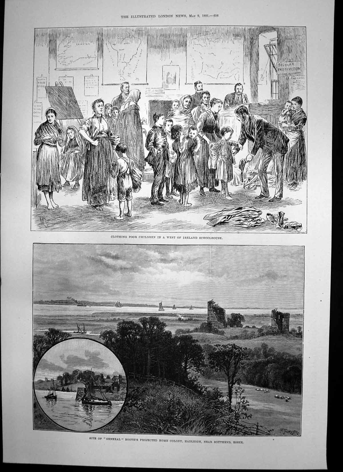 Old Poor Children Ireland Gen Booths Colony Hadleigh R N Exhibition18 Victorian