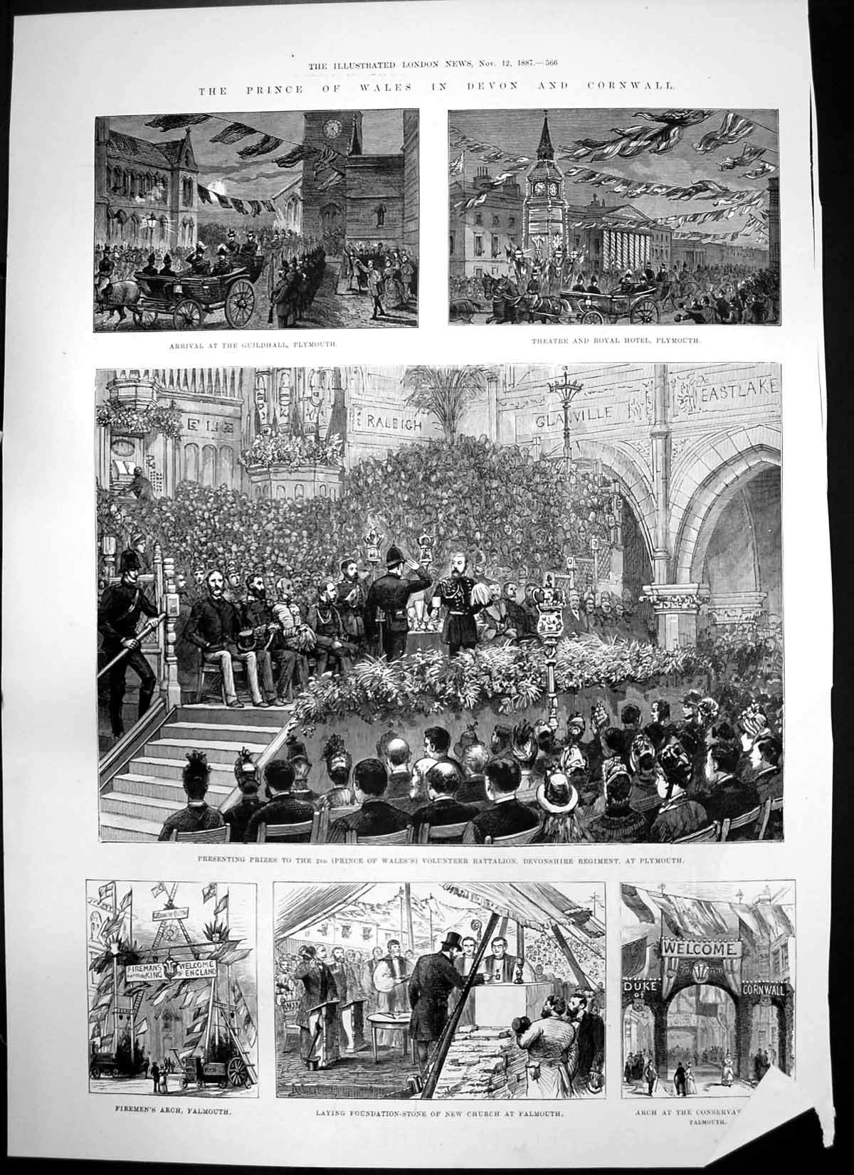 Old Prince Wales Devon Cornwall Theatre Plymouth International Fur188 Victorian