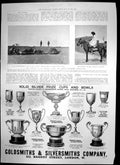 Antique Old Print Nigeria Sokoto Boundary Commission Izal Disinfectant 1903