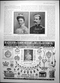 Old Print Princess Alice Albany Prince Alexander Teck Sunlight Soap 1903 20th