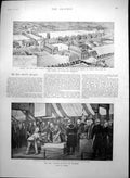 Old New Christs Hospital Horsham Roller Steamer Ernest Bazin Havre 18 Victorian