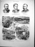 Antique Print Discoveries GWales Duchess Flanders Flemish Theatre Brussels1