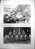 Old Fording Vikowa River Beluchistan Czar Royal Cyclists Lord Swansea
