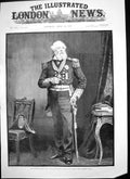 Antique Old Print Father Fleet Admiral Sir Provo Wallis G C B Iooth Year 1890