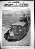 Antique Print Kings Convalescence Queens Evening Cruise Steam Pinnace 1902 20th
