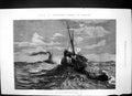 Antique Print Voyage Cleopatras Needle England First Night Bay Biscay 1878 19th