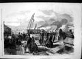 Antique Print Sketch Deck Great Eastern During Late Public Inspection 1859 19th