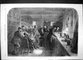 Original Old Antique Print Testing Recovered Atlantic Telegraph Cable 1865 1866