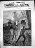 Antique Old Print Scents Battle From Afar Sir R Bullers Charger Storm 1899 19th