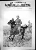 Antique Print Lieut Gen Sir George White Command British Forces Natal 1899 19th