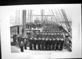 Original Old Antique Print Boys Tyne Training Ship Wellesley South Shields 1876
