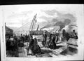 Old Antique Print Deck Great Eastern During Late Public Inspection 1859 19th