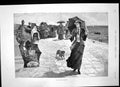 Old Antique Print On Parade Southsea Ladies Parasols Sitting Benches 1893 19th