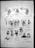 Old Sea Urchins Children Seaside Playing Sand Castles Splashing 1883 Victorian
