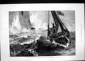 Old Passing Provisions Surf Bishops Rock Lighthouse Scilly Isles 1877 Victorian
