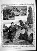 Old Antique Print Come Back To Me Man Mourned As Dead Returns Wife 1885 19th