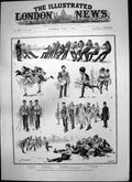 Antique Print Garrison London At Play Athletic Sports Burtons Chelsea 1890 19th