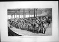 Antique Old Print Volunteers Departure Artists Corps Victoria Station 1881 19th