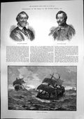 Antique Print Tercentenary Defeat Spanish Armada Beechams Pills Health 1888