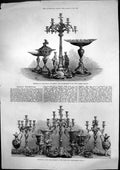 Antique Old Print Railway Testimonials Marquis Salisbury Mr Moon London 1873
