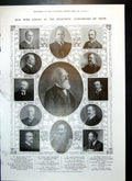 Antique Print Canadians William Griffith William Scott Augustus Nanton 1911