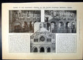 Antique Print Destroyed San Francisco Mosaics Leleand Memorial Chapel 1906 20th