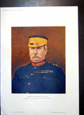 Old Print General Redvers Buller Commander British Forces S Africa C1880 19th