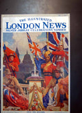 Old Print Silver Jubilee Celebrations Bell Fireplaces Carrs Biscuits 1935 20th