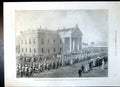 Antique Print Transvaal War Town Hall Kimberley Quick Firing Artillery 1899