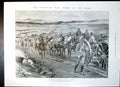 Antique Old Print Transvaal War Elandslaagte Officers Mountain Battery 1899