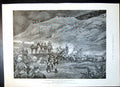 Old Print Mountain Battery Chitral Expedition Macloutsie River Bridge1899 19th